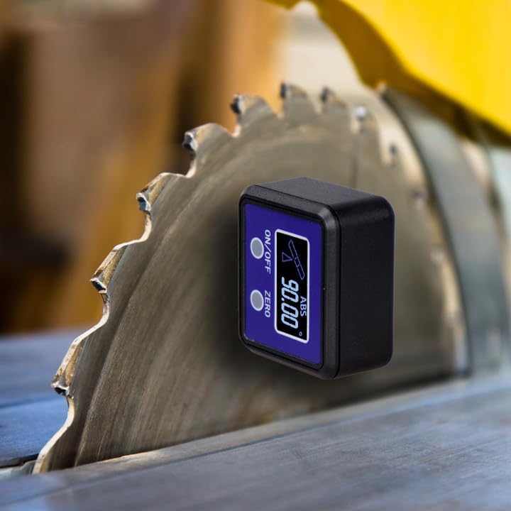 OUTIL Digital Angle Gauge and Protractor, Digital Angle Finder Inclinometer Level Box with Magnetic Base for Woodworking, Table Saw, Construction, Drilling Machinery, Masonry - Image 4